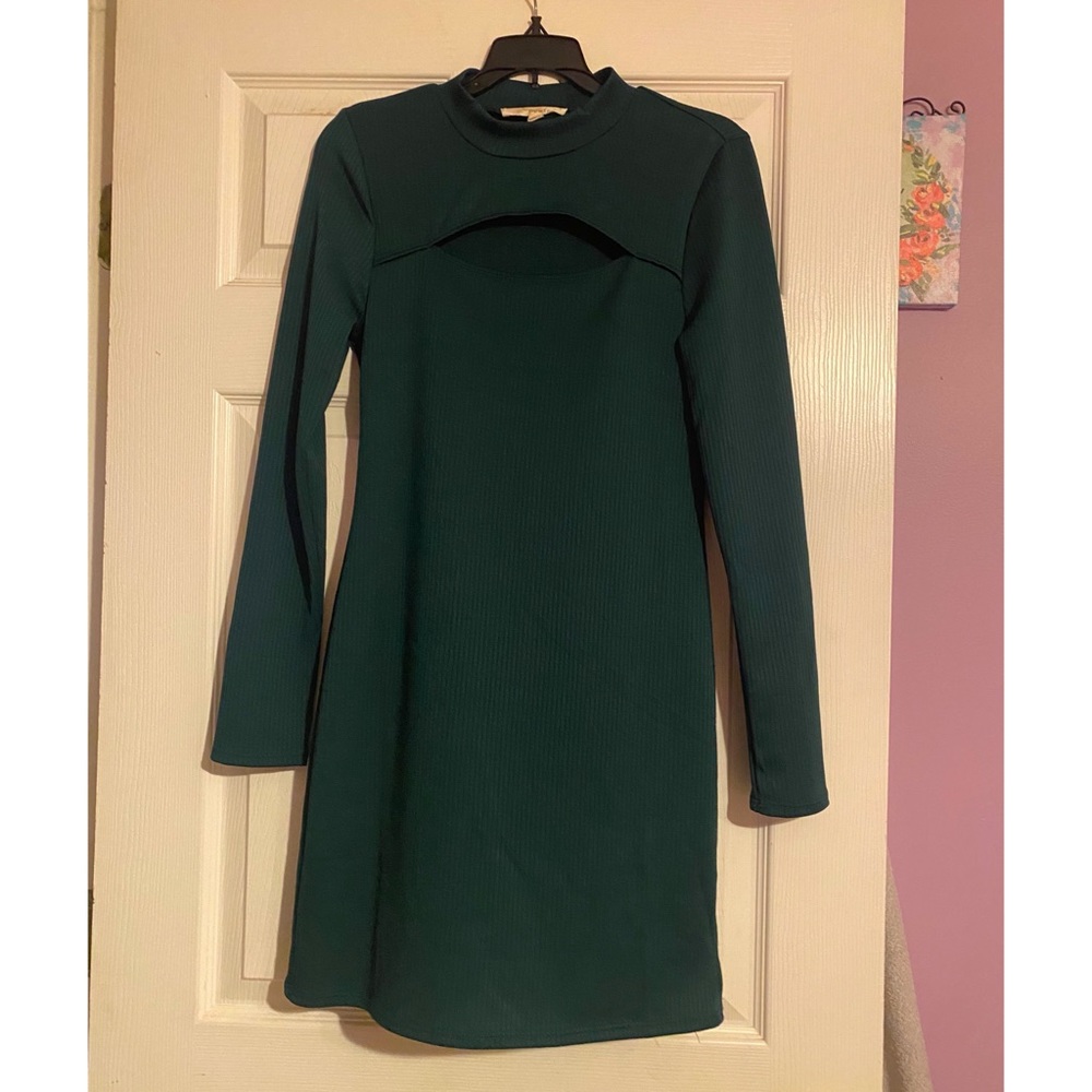 Hunter green dress